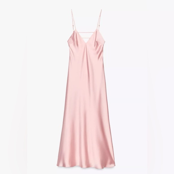 🔥🔥Zara satin midi dress - Picture 4 of 6